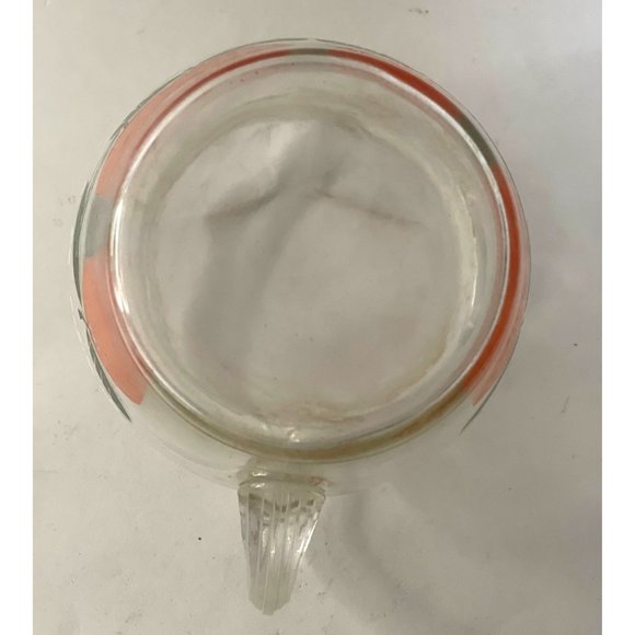 Vintage Orange Juice Pitcher MCM Libbey Glass 7.5" x 3.5" - Picture 13 of 13